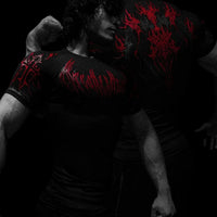 Men's Gym Fitness Sports Workout Athletic Training Tight-fitting Short-sleeve Quick-dry Compression T-Shirt for Men