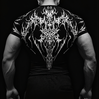 Men's Gym Fitness Sports Workout Athletic Training Tight-fitting Short-sleeve Quick-dry Compression T-Shirt for Men